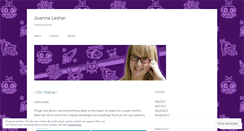 Desktop Screenshot of joannalesher.com